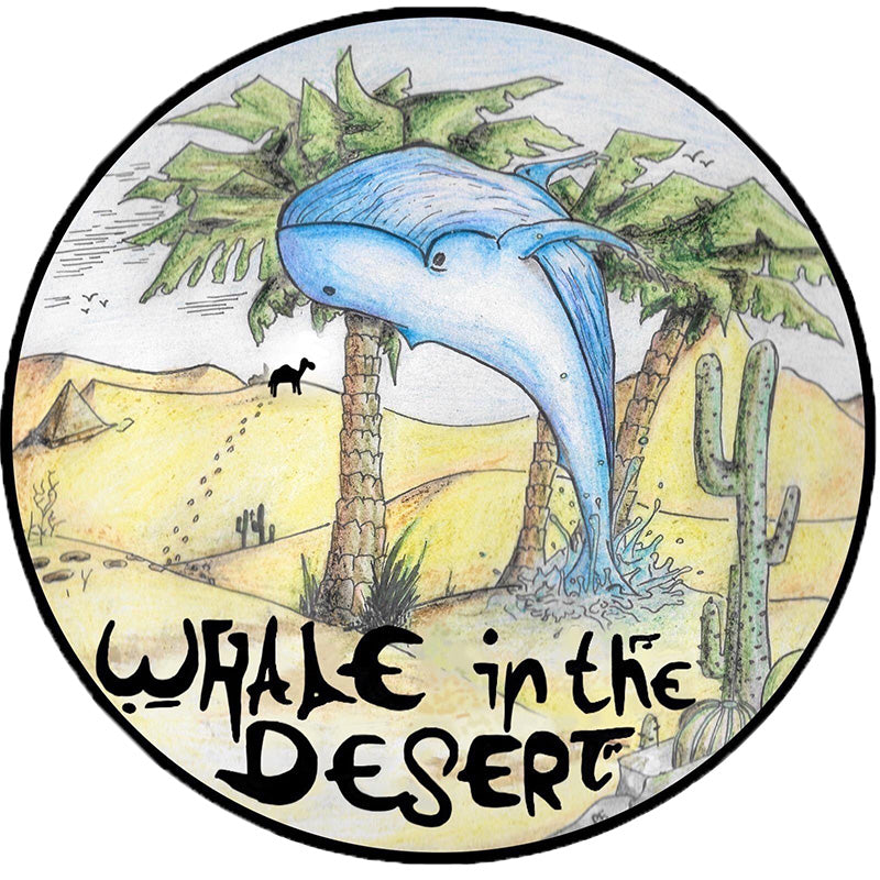 "Whale In The Desert" - Sticker
